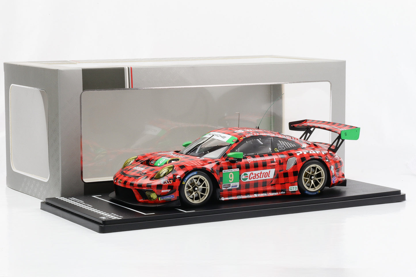 1:18 Porsche 911 GT3 R #9 24h Daytona 2019 Pfaff Motorsports Ixo diecast