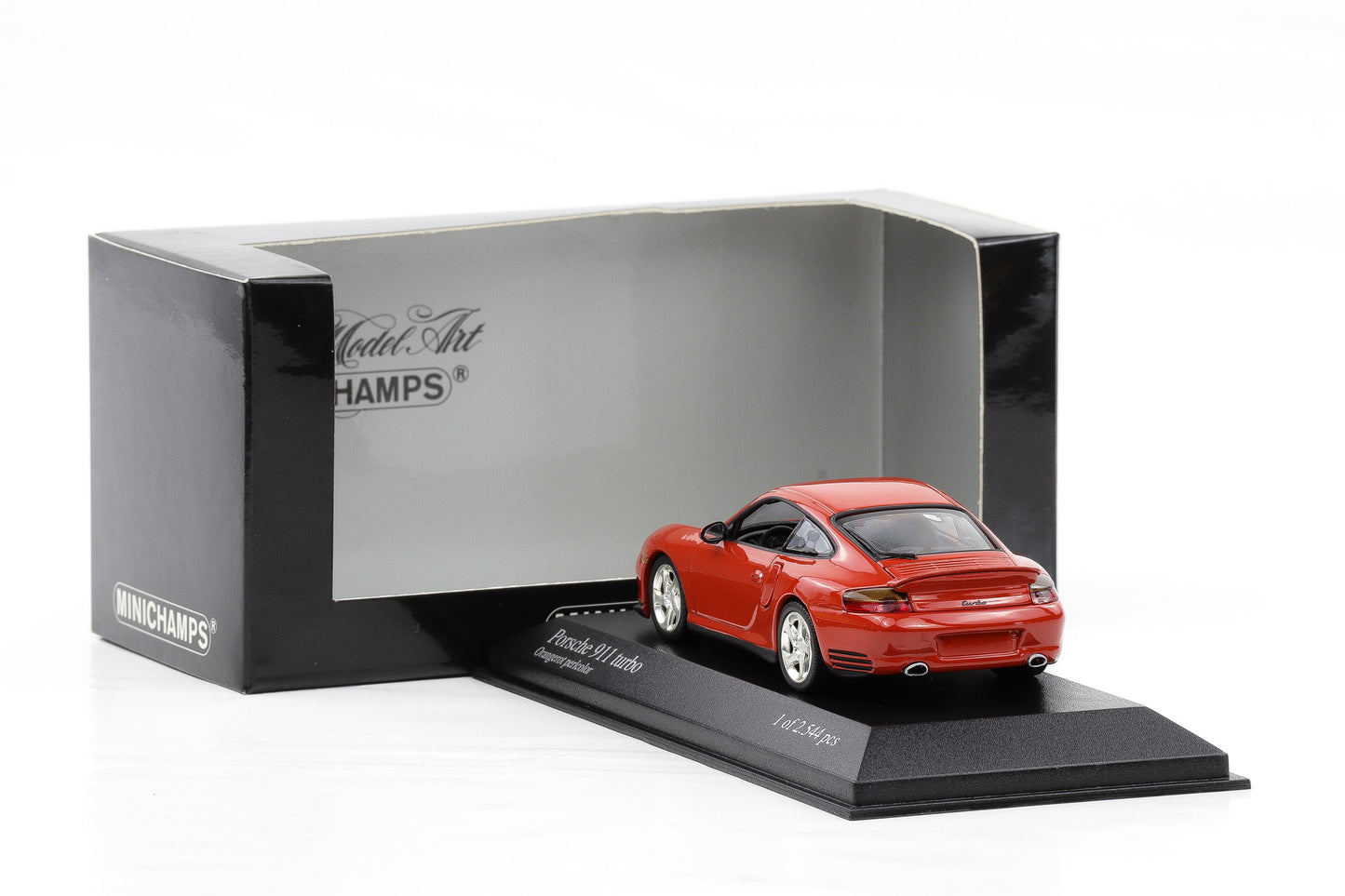 1:43 Minichamps Porsche 911 996 turbo 1999 orangerot perlcolor 430 069308