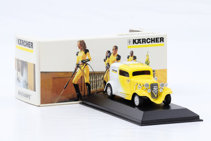1:43 Minichamps American Hot Road Kärcher Yellow Car-TV-Campaign