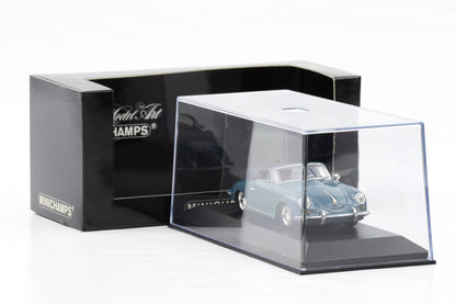 1:43 Minichamps Porsche 356 B Cabriolet blau 1960 400 064330