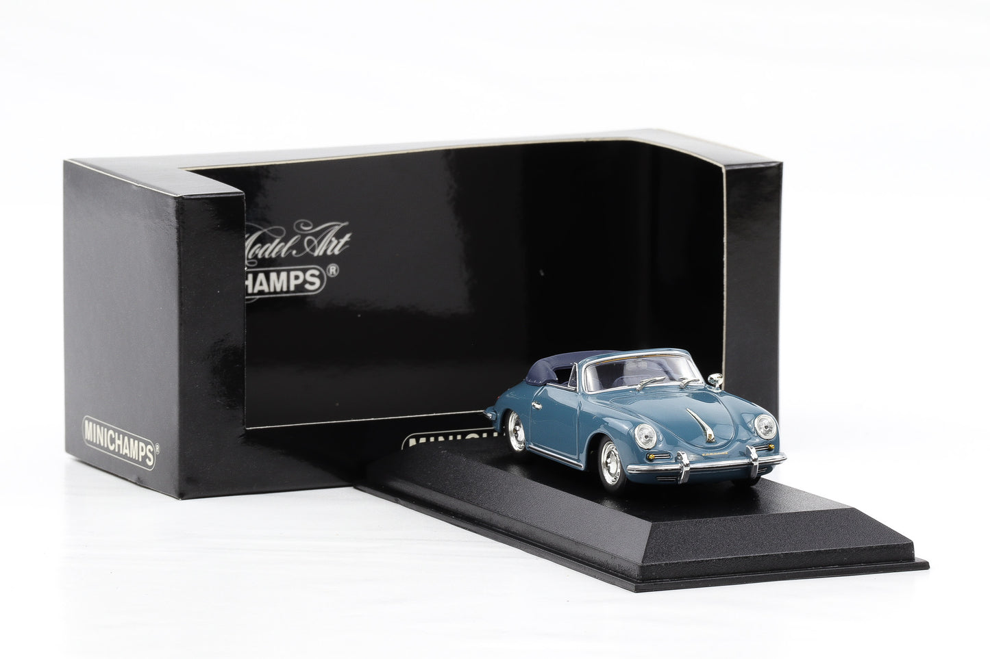 1:43 Minichamps Porsche 356 B Cabriolet blau 1960 400 064330