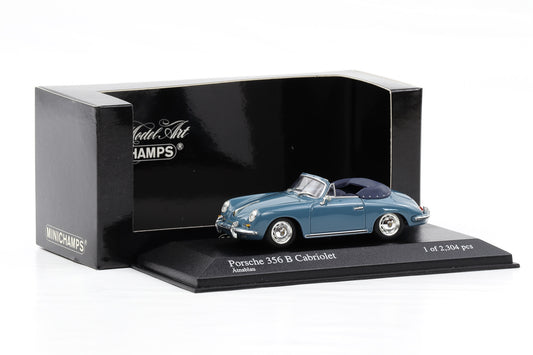 1:43 Minichamps Porsche 356 B Cabriolet blau 1960 400 064330