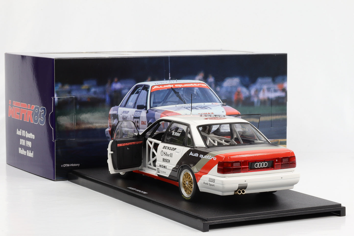 1:18 Werk83 Audi V8 Quattro DTM 1990 #45 Walter Röhrl