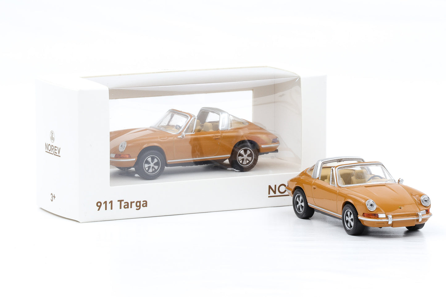 1:43 Jet Car Norev Porsche 911 Targa 1969 braun diecast 750042