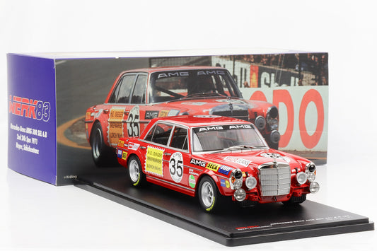 1:18 Werk83 Mercedes-Benz AMG 300 SEL 6.3 24h Spa 1971 #35 Rote Sau diecast