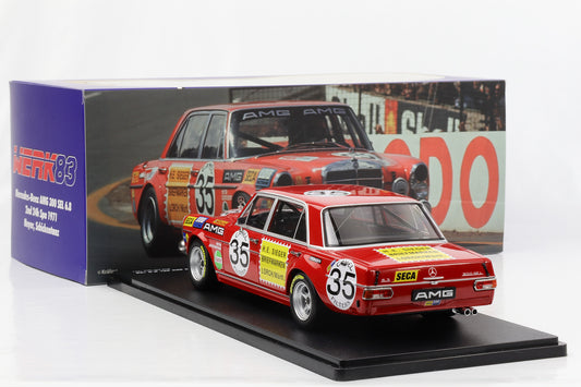 1:18 Werk83 Mercedes-Benz AMG 300 SEL 6.3 24h Spa 1971 #35 Rote Sau diecast