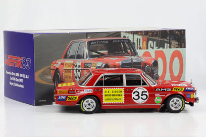 1:18 Werk83 Mercedes-Benz AMG 300 SEL 6.3 24h Spa 1971 #35 2nd Heyer Schickentanz