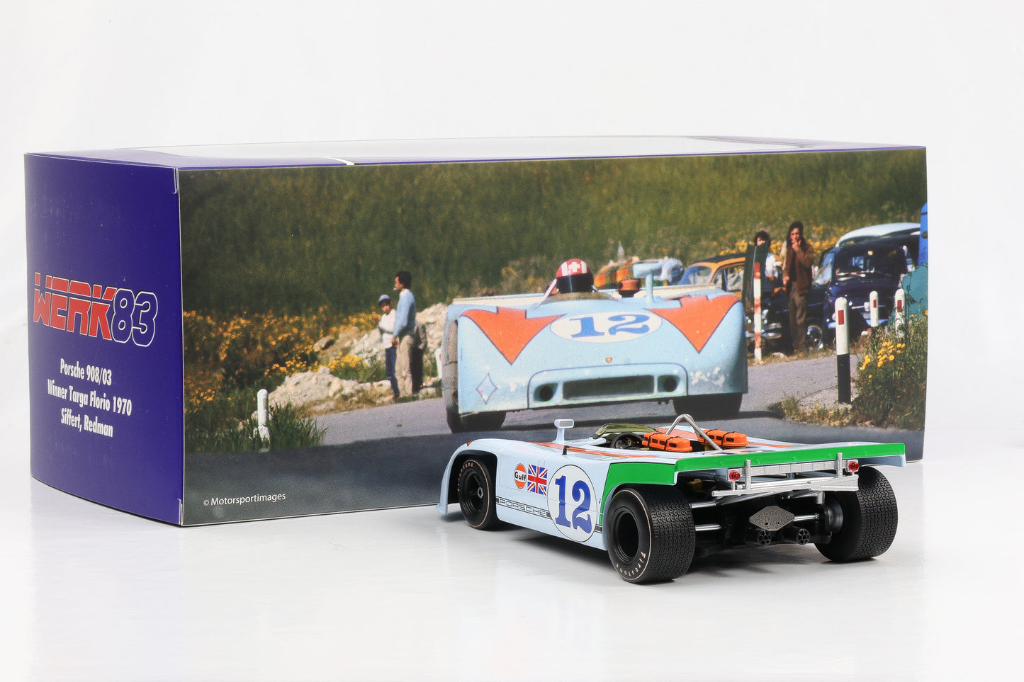 1:18 Werk83 Porsche 908/03 Targa Florio 1970 #12 Sieger Siffert Redman