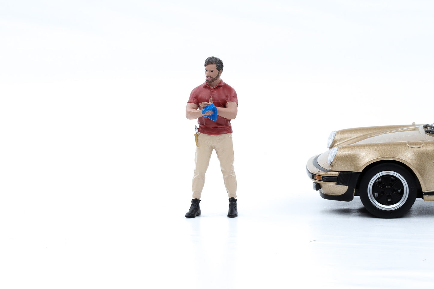 1:24 Figur Muscle Mechanics Mann reinigt Hände American Diorama 25202#2
