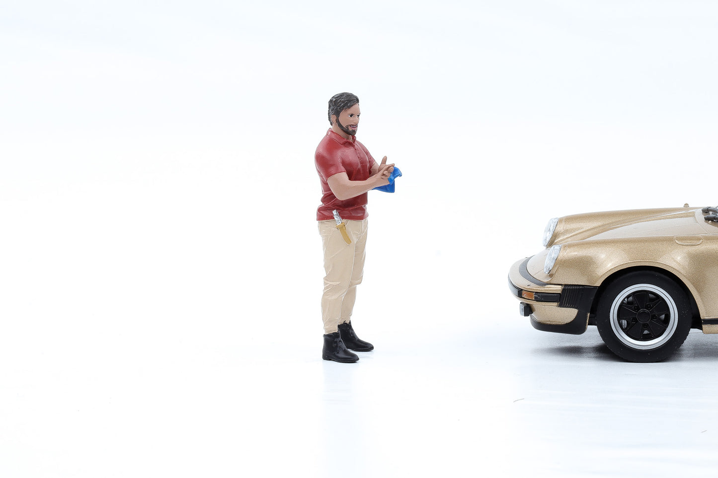 1:24 Figur Muscle Mechanics Mann reinigt Hände American Diorama 25202#2