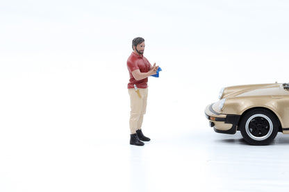 1:24 Figur Muscle Mechanics Mann reinigt Hände American Diorama 25202#2