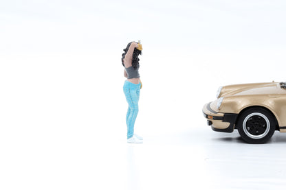 1:24 Figur Muscle Mechanics Frau mit Werkzeug American Diorama 25204#4