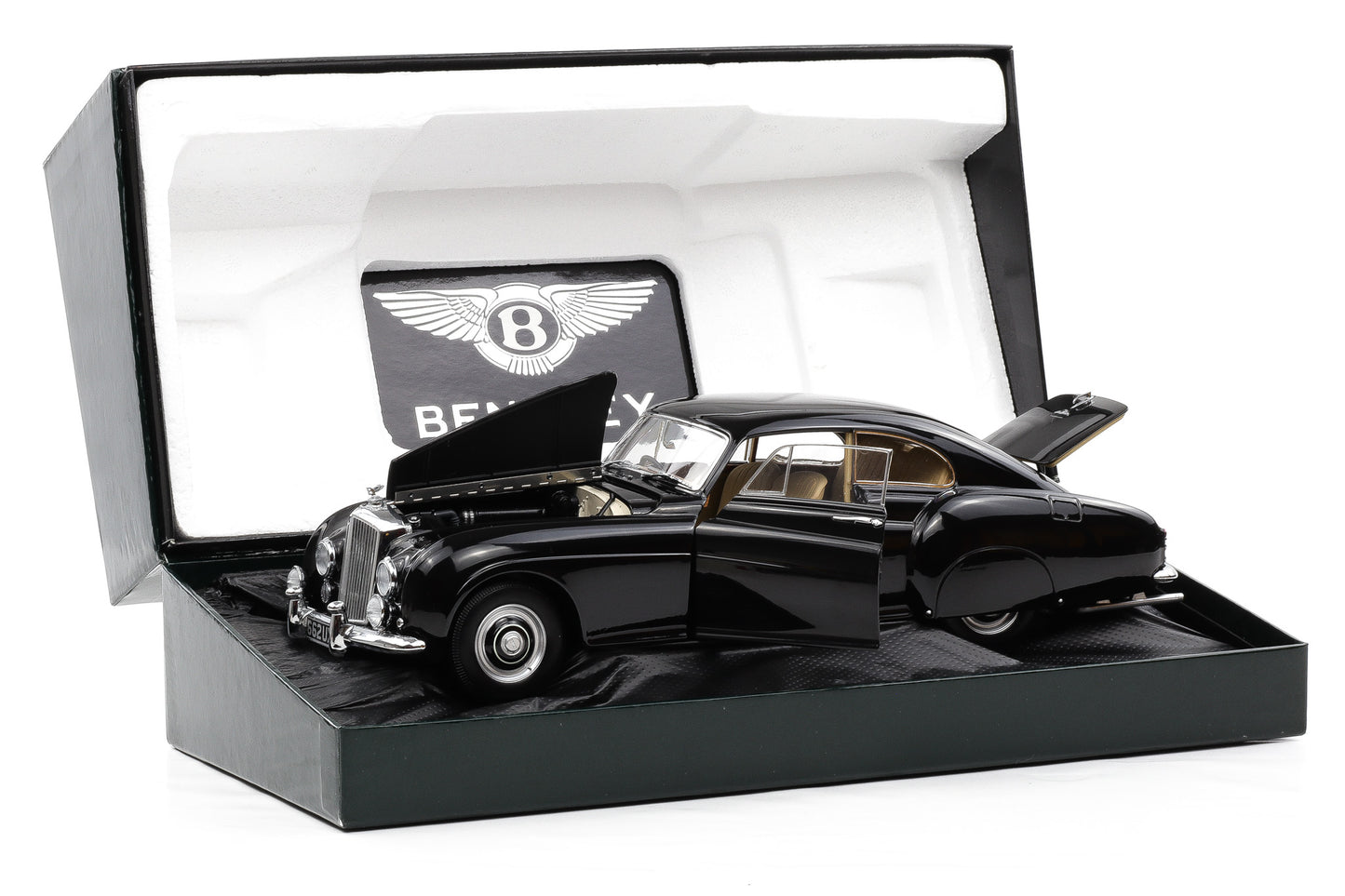 1:18 Minichamps Bentley R-Type Continental 1954 black metallic Dealerbox