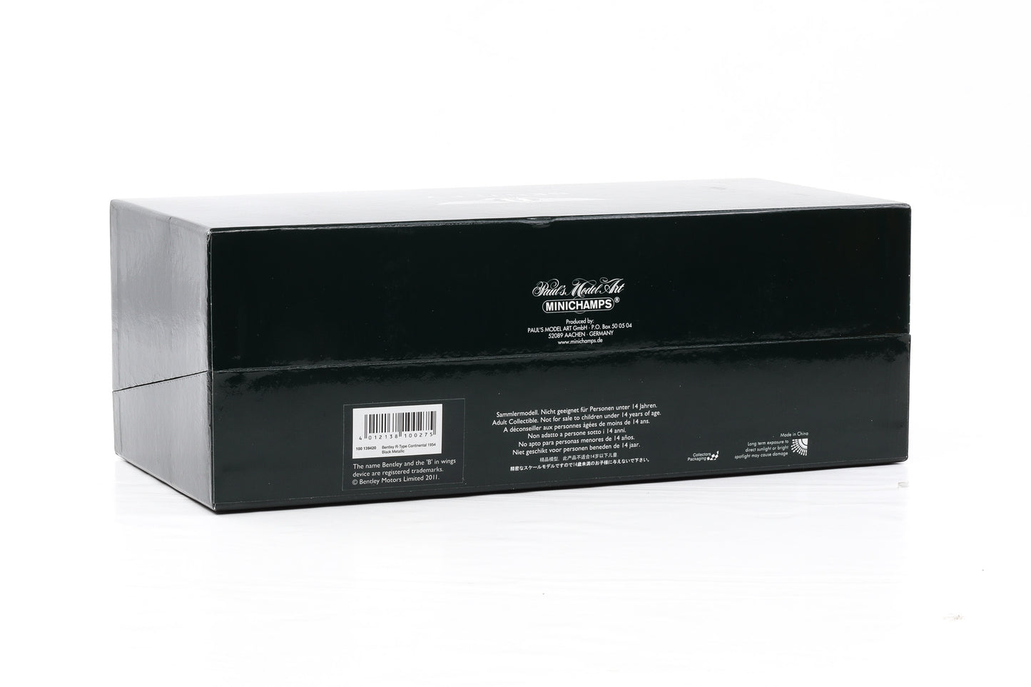 1:18 Minichamps Bentley R-Type Continental 1954 black metallic Dealerbox
