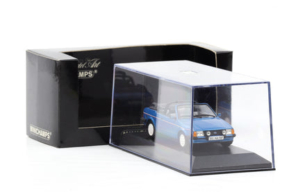 1:43 Minichamps Ford Escort III Cabriolet 1983 gemini blau metallic