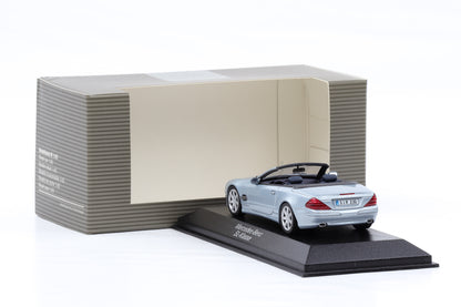 1:43 Minichamps Mercedes-Benz 500 SL-Class 2008 R230 tellurium silber Dealer