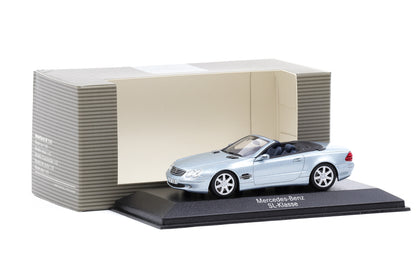 1:43 Minichamps Mercedes-Benz 500 SL-Class 2008 R230 tellurium silber Dealer