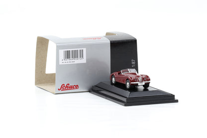1:87 Schuco H0 Jaguar XK 120 Roadster dunkelrot diecast