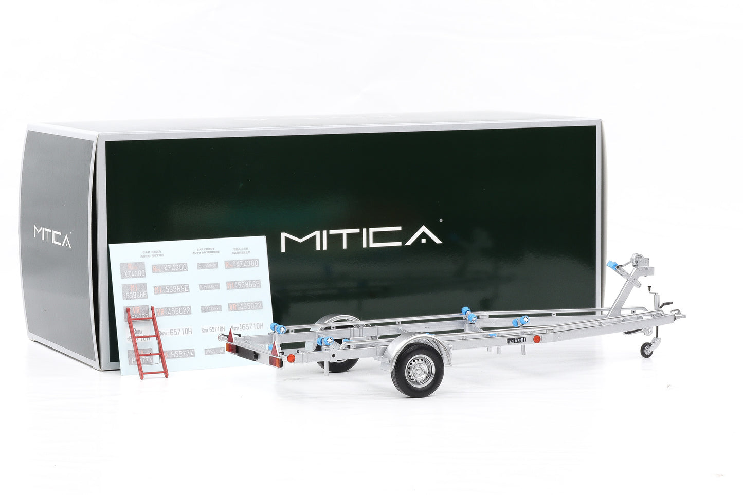 1:18 RIVA JUNIOR 1966 Motoscafo Motorboot mit Anhänger MITICA 206001-D