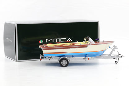 1:18 RIVA JUNIOR 1966 Motoscafo Motorboot mit Anhänger MITICA 206002-D