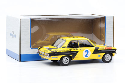 1:18 Opel Ascona 1.9 SR #2 Sieger Akropolis 1975 Röhrl Berger MCG + Vitrine