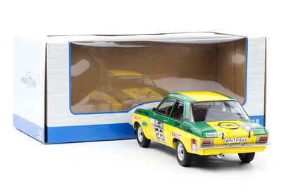 1:18 Opel Ascona 1.9 SR #26 Lombard RAC 1973 Röhrl Berger MCG + Vitrine