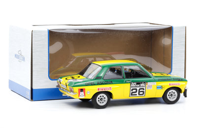 1:18 Opel Ascona 1.9 SR #26 Lombard RAC 1973 Röhrl Berger MCG + Vitrine