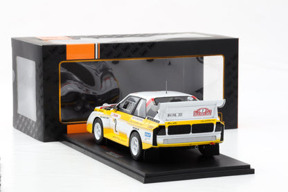 1:18 IXO Audi Sport Quattro S1 E2 #2 4th Rallye Monte Carlo 1986 Röhrl Geistdörfer