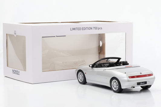 1:18 Norev Alfa Romeo GTV Spider 2.0 T.Spark silber 1999 with Softtop