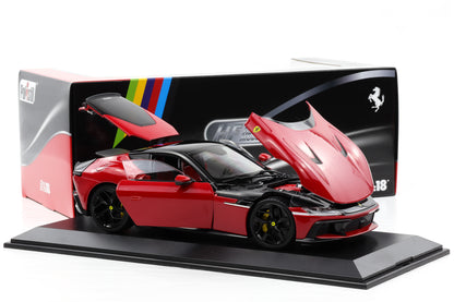 1:18 Polistil Ferrari 12Cilindri Coupe 2024 Rosso Corsa red full opening