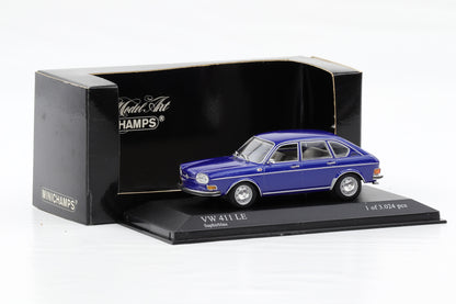 1:43 Minichamps Volkswagen VW 411 LE 1969 saphierblau
