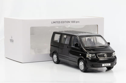 1:18 Norev Volkswagen T5 Multivan Bus 2003 schwarz full opening limited