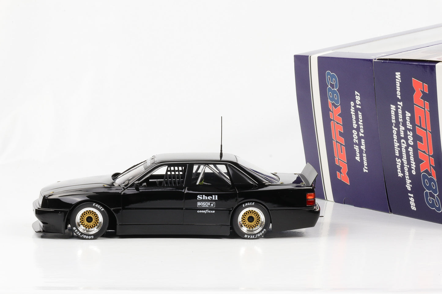 1:18 Werk83 Audi 200 Quattro Trans-Am 1988 #14 Stuck Testcar 1987 Set