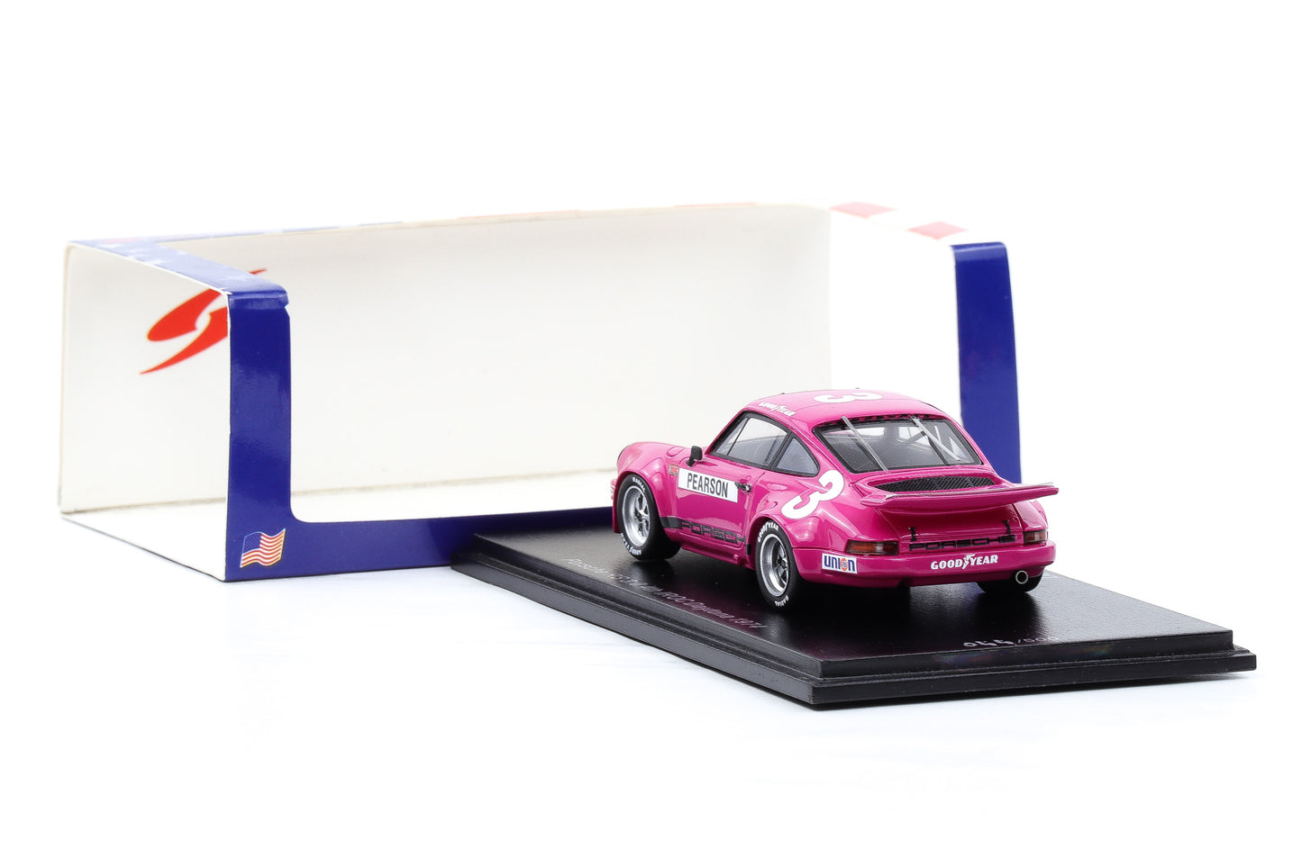 1:43 Spark Porsche RS 3.0 IROC Daytona #3 Pearson 1974 Spark US144