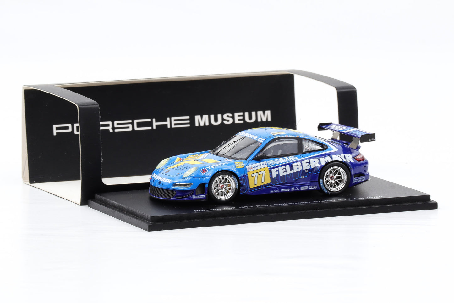 1:43 Spark Porsche 997 GT3 RSR #77 Felbermayr Proton Le Mans 2009