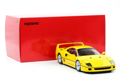 1:18 Kyosho Ferrari F40 Coupe gelb full opening No. KS08416Y