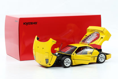 1:18 Kyosho Ferrari F40 Coupe gelb full opening No. KS08416Y