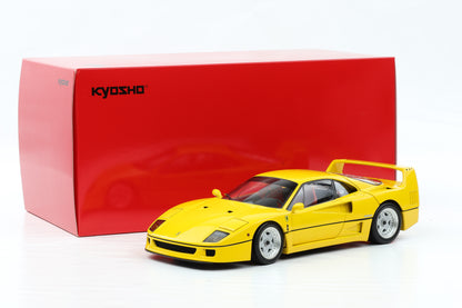 1:18 Kyosho Ferrari F40 Coupe gelb full opening No. KS08416Y