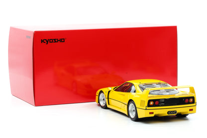 1:18 Kyosho Ferrari F40 Coupe gelb full opening No. KS08416Y