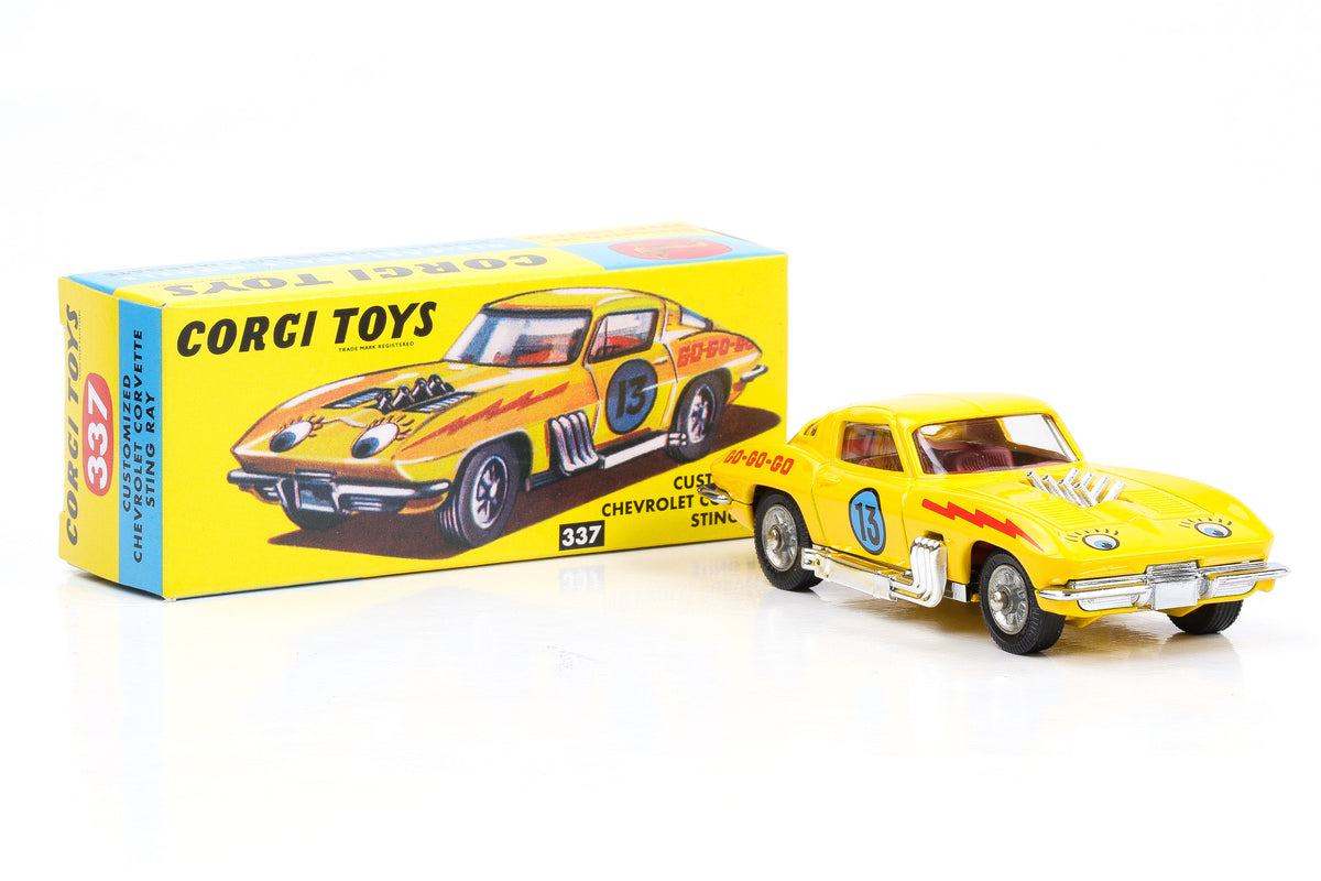 Corgi Model Club Toys Chevrolet Corvette Stingray Customized Racer Nr. 337 Repro