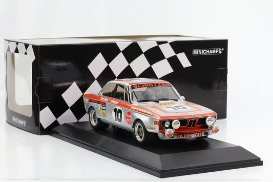 1:18 Minichamps BMW 2800 CS Team Schnitzer Motul 24h SPA 1972 Fitzpatrick Pelti