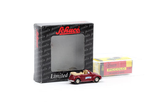 1:90 Schuco Piccolo VW Käfer Cabrio rot 2000 km durch Deutschland Limitiert