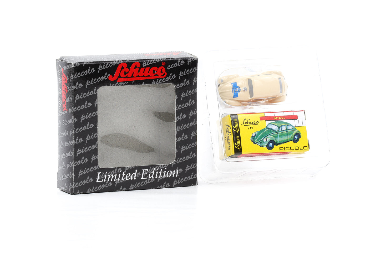 1:90 Schuco Piccolo VW Käfer 75 Jahre Pillenstein beige Limitiert