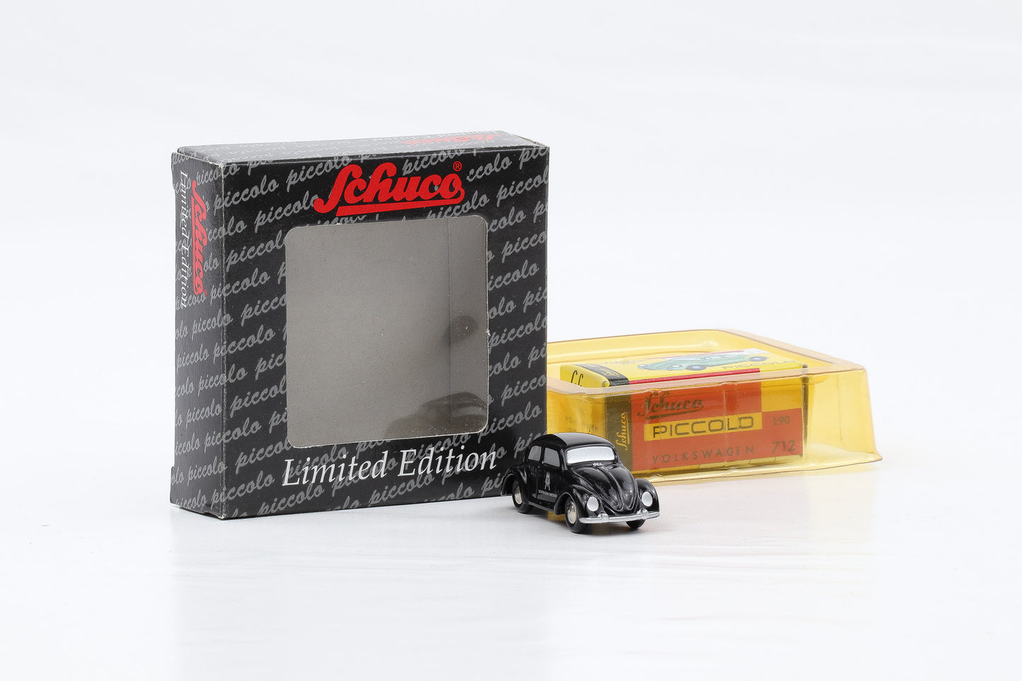 1:90 Schuco Piccolo VW Käfer Leipziger Messe schwarz Limitiert