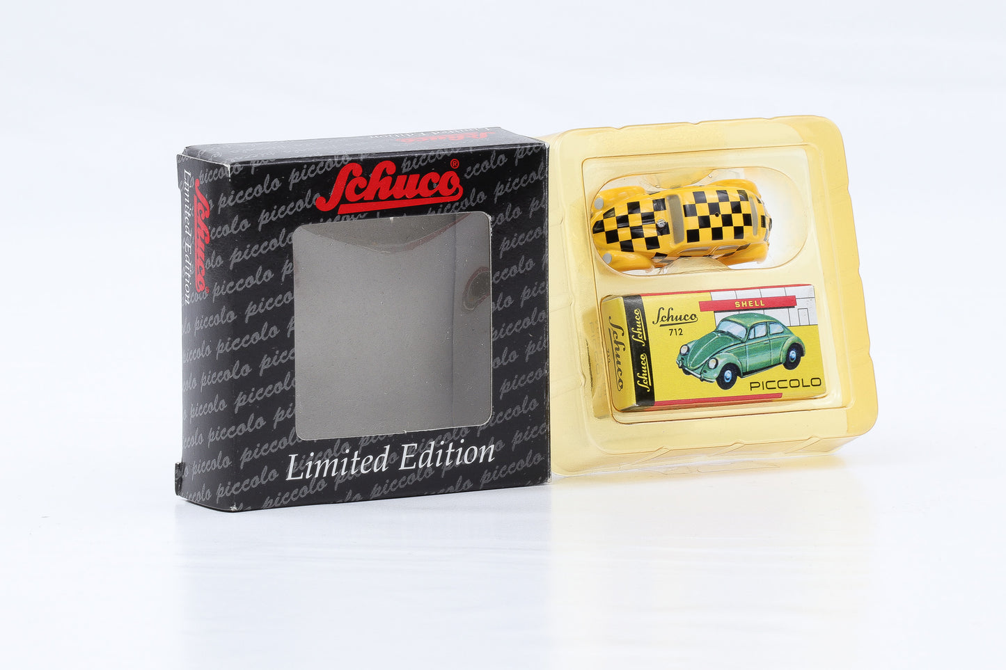 1:90 Schuco Piccolo VW Käfer Follow Me Taxi Limitiert Art.Nr. 01268