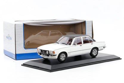 1:18 Opel Commodore B GS/E 1972 weiß / MCG diecast + Vitrine