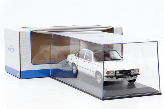 1:18 Opel Commodore B GS/E 1972 weiß / MCG diecast + Vitrine