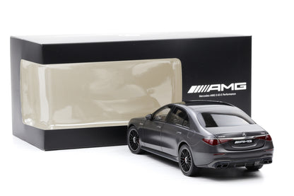 1:18 Mercedes-Benz AMG S63 E V223 Graphitgrau Magno NZG Dealer