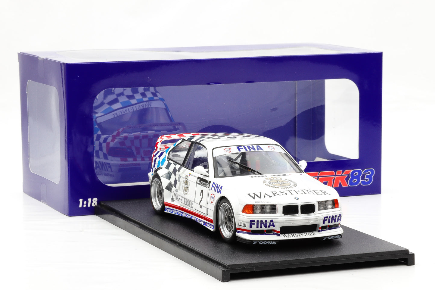 1:18 Werk83 BMW M3 E36 GTR #2 ADAC GT-Cup Champion 1993 Johnny Cecotto