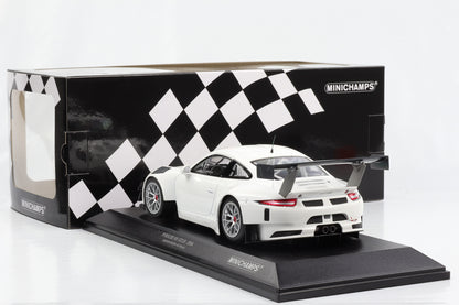 1:18 Minichamps Porsche 911 991 GT3 R 2016 weiß Plain Body limited
